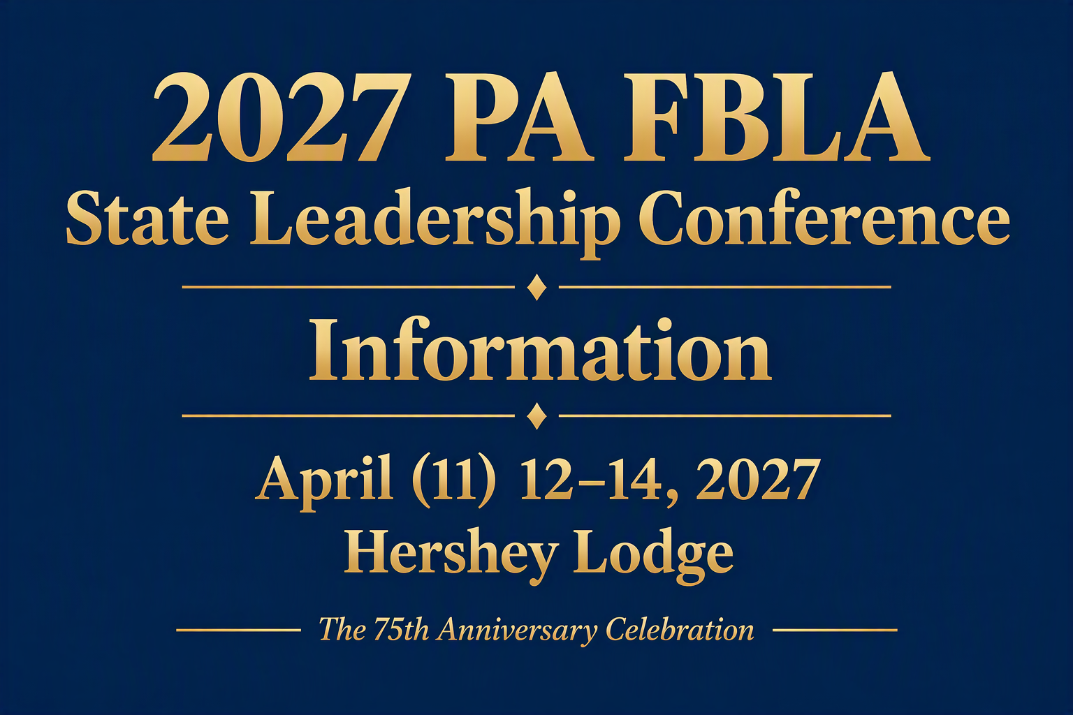 2027 State Leadership Conference Information